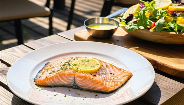 Recipe - Grilled Salmon with Lemon Butter Sauce - BBQ